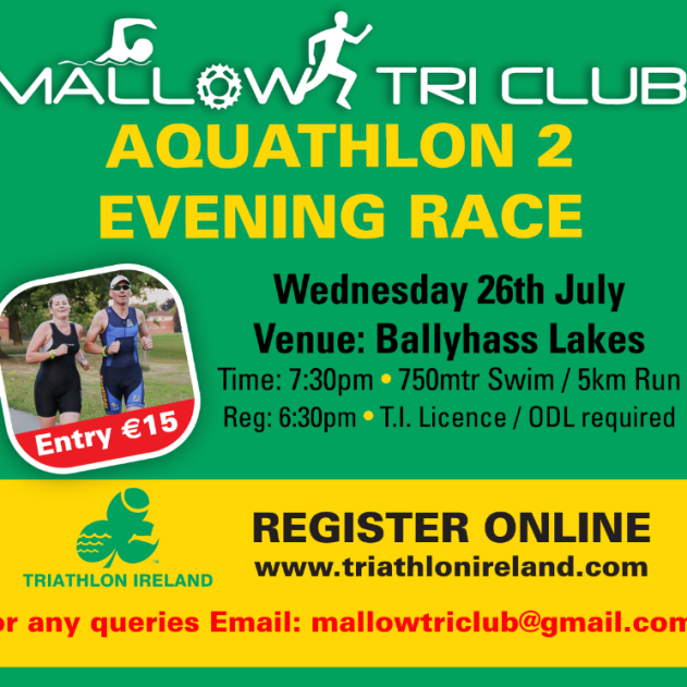 Mallow Aquathlon Race 2 Flyer