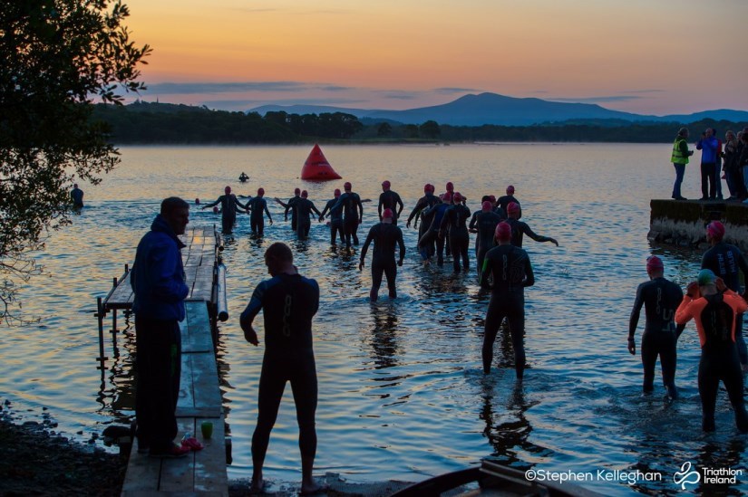 Hardman Triathlon Swim Start