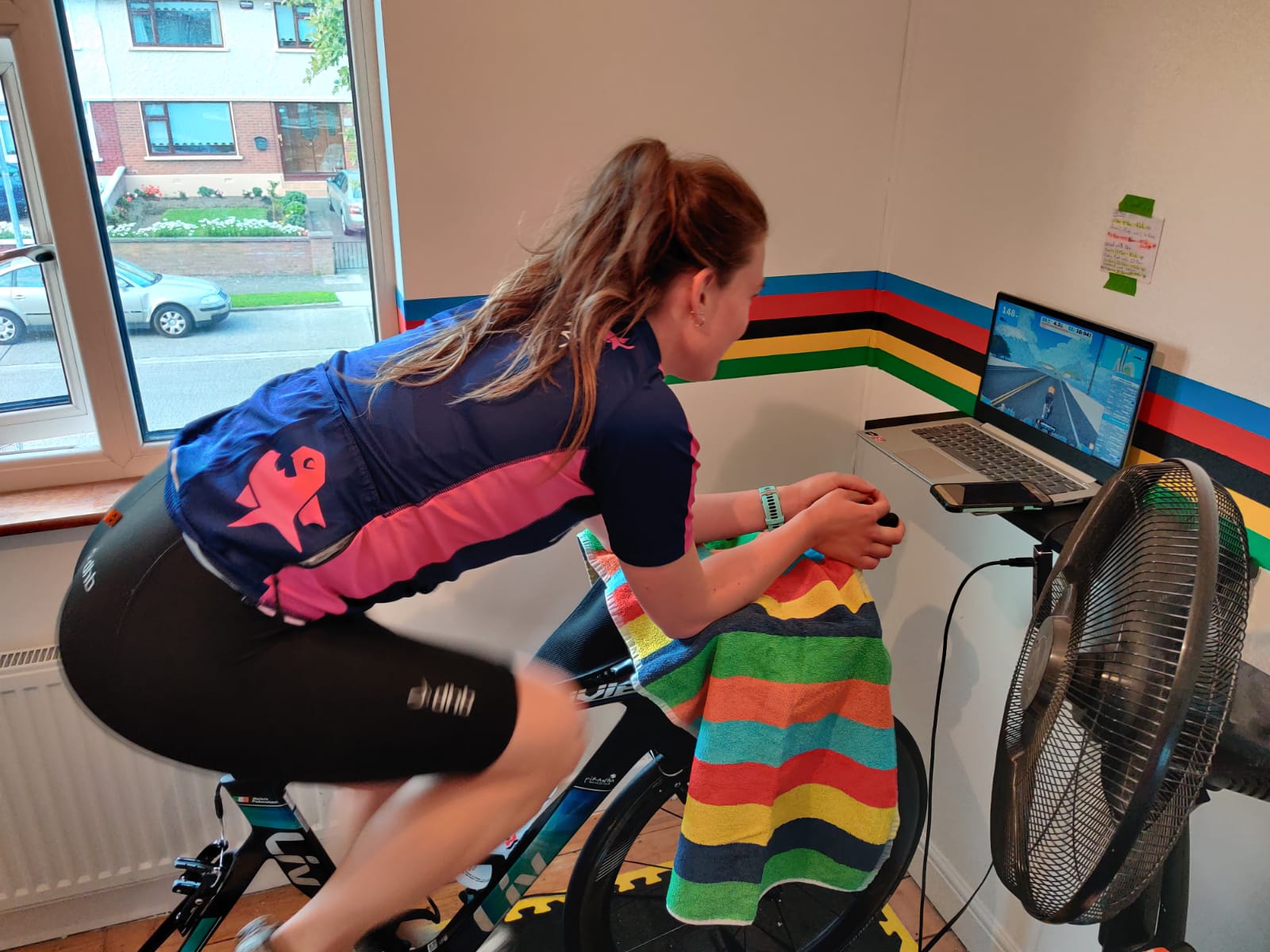Roisin Pakenham Zwift TT