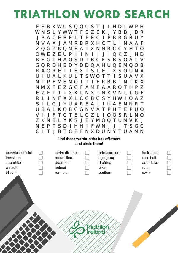 Word Search Image - 20 Words