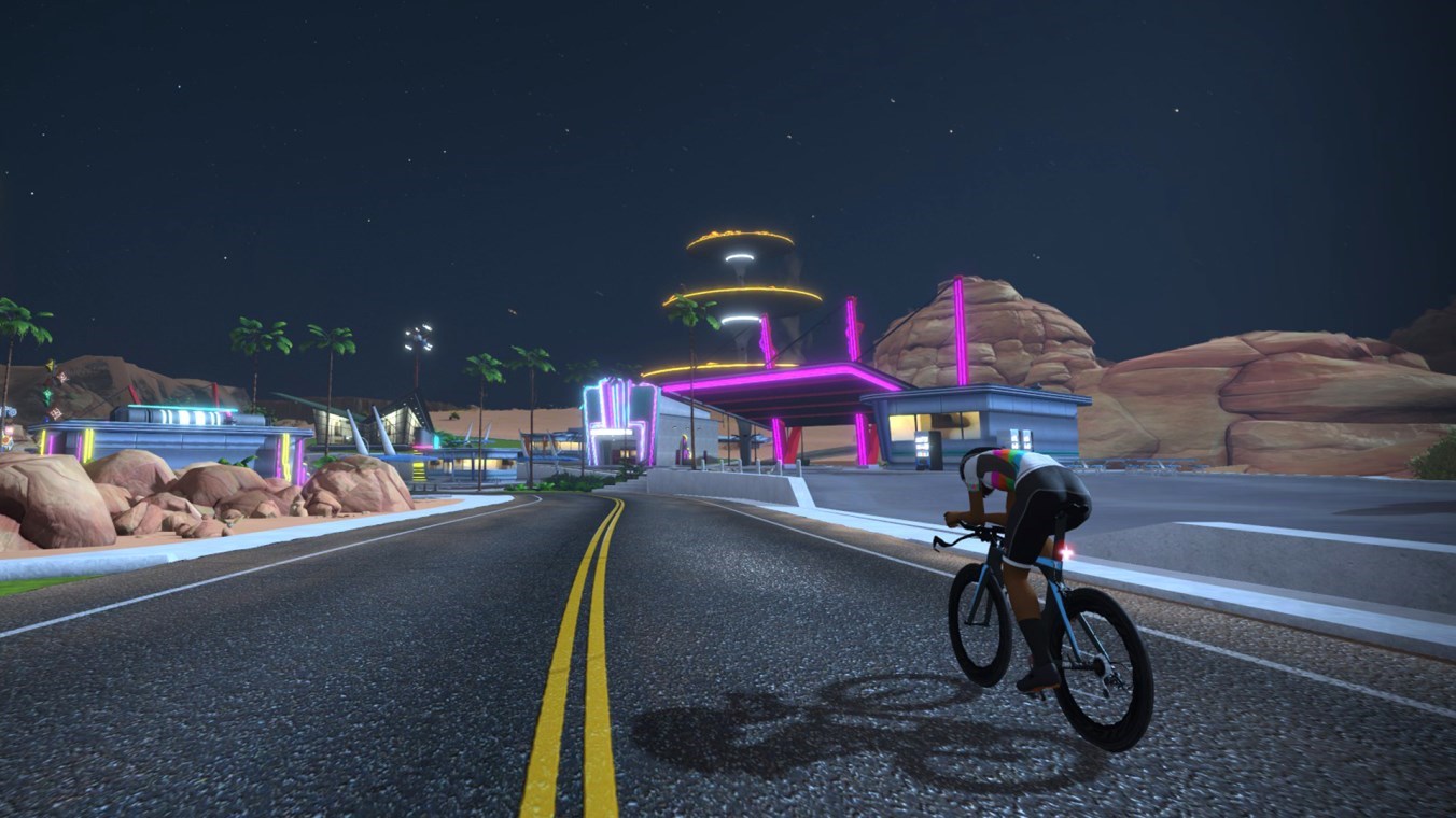 Zwift Tempus Fugit by Night
