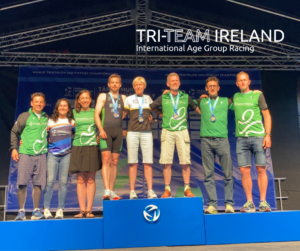 Tri Team Ireland on podium