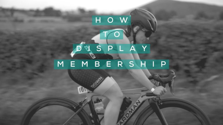 How to Display Membership at Events