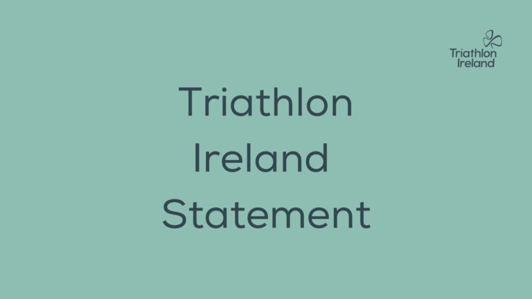 Triathlon Ireland Statement