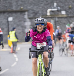 Women cycling at Tramore Duathlon