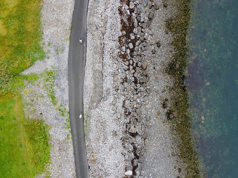 Hell of the West Drone image road