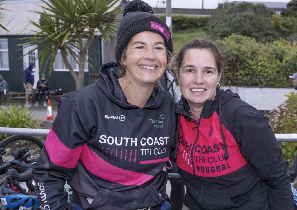 Winter Wellbeing two women participating in sport wearing hat