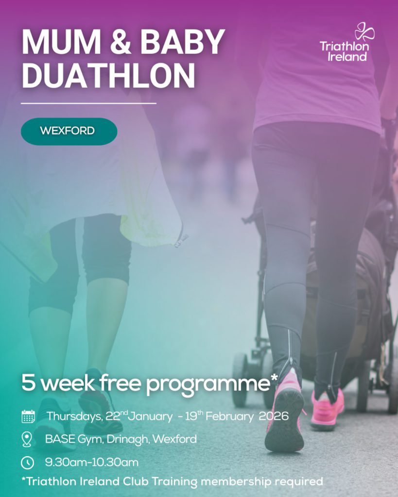 Mum and Baby Duathlon Programme Triathlon Ireland flyer