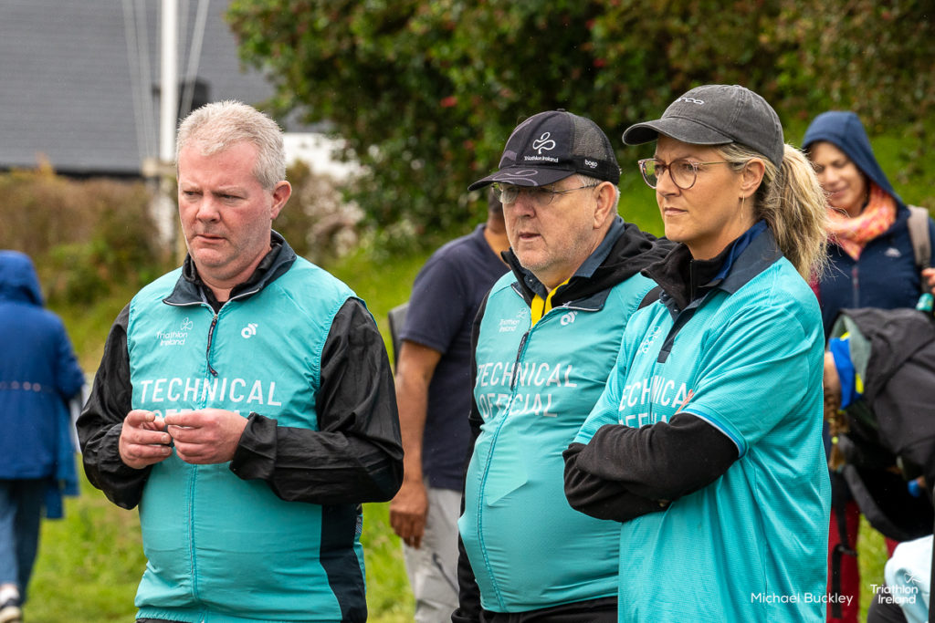 Three Triathlon Ireland Technical Officials