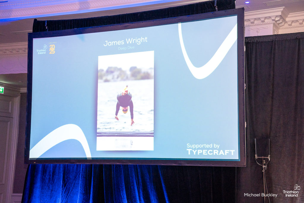 Photograph of the Year Triathlon Ireland - woman diving into waterer