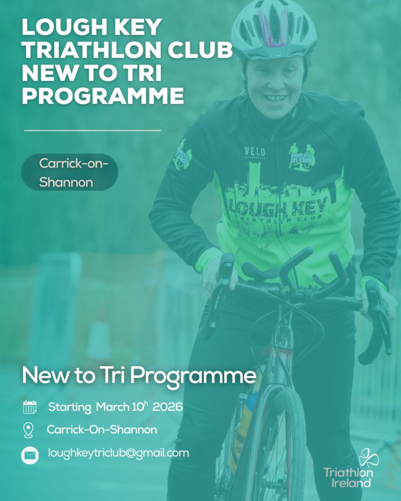 Poster for Lough Key New to Tri programme