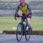 Cyclist wearing helmet at Galco Naas Duathlon