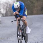 Cyclist wearing helmet at Galco Naas Duathlon