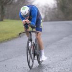 Cyclist wearing helmet at Galco Naas Duathlon