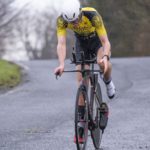 Cyclist wearing helmet at Galco Naas Duathlon