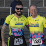 people smiling at start of race