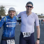 people smiling at start of race