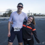 people smiling at start of race