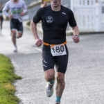 Runner in black at Galco Naas Duathlon