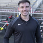 people smiling at start of race