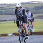 Cyclist wearing helmet at Galco Naas Duathlon