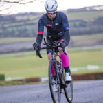 Cyclist wearing helmet at Galco Naas Duathlon