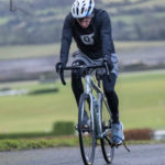 Cyclist wearing helmet at Galco Naas Duathlon