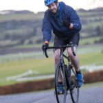 Cyclist wearing helmet at Galco Naas Duathlon