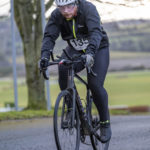 Cyclist wearing helmet at Galco Naas Duathlon