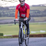 Cyclist wearing helmet at Galco Naas Duathlon
