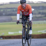 Cyclist wearing helmet at Galco Naas Duathlon