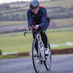 Cyclist wearing helmet at Galco Naas Duathlon