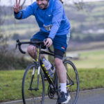 Cyclist wearing helmet at Galco Naas Duathlon
