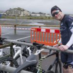 Tramore Duathlon February 2026 People getting ready at transition