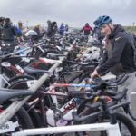 Tramore Duathlon February 2026 People getting ready at transition