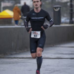 Tramore Duathlon February 2026 Person running final lap