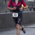 Tramore Duathlon February 2026 Person running final lap