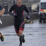 Tramore Duathlon February 2026 Person running final lap