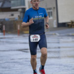 Tramore Duathlon February 2026 Person running final lap