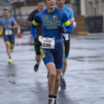 Tramore Duathlon February 2026 Person running final lap