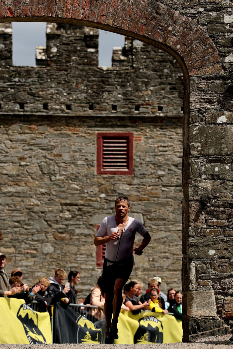 runner Beyond the Wall Triathlon 2026