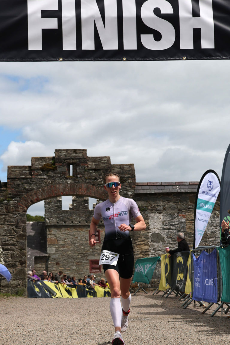 female triathlete Beyond the Wall Triathlon 2026