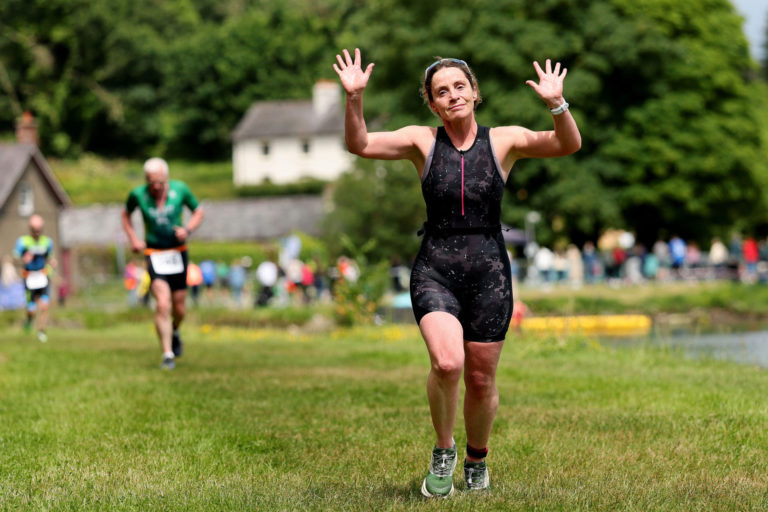 runner Beyond the Wall Triathlon 2026