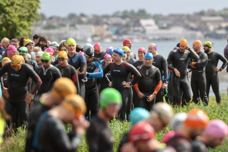 swimmers Beyond the Wall Triathlon 2026