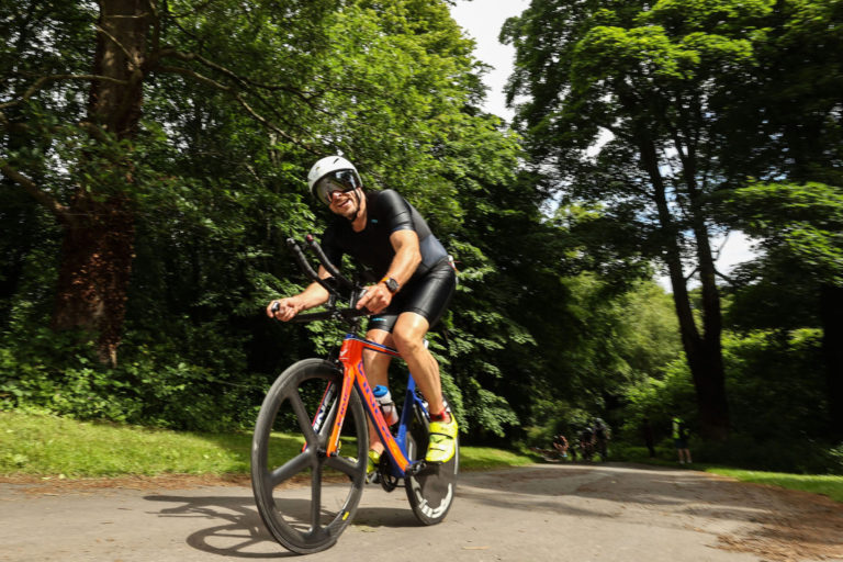 cyclist Beyond the Wall Triathlon 2026
