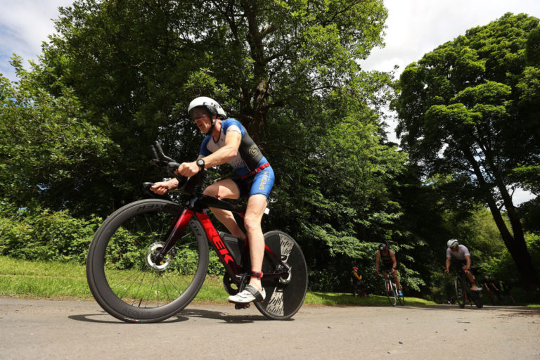 cyclist Beyond the Wall Triathlon 2026