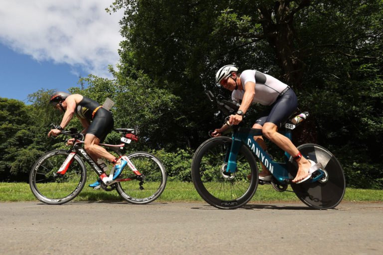 cyclist Beyond the Wall Triathlon 2026