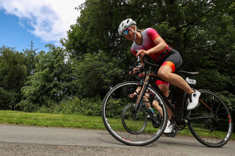 cyclist Beyond the Wall Triathlon 2026