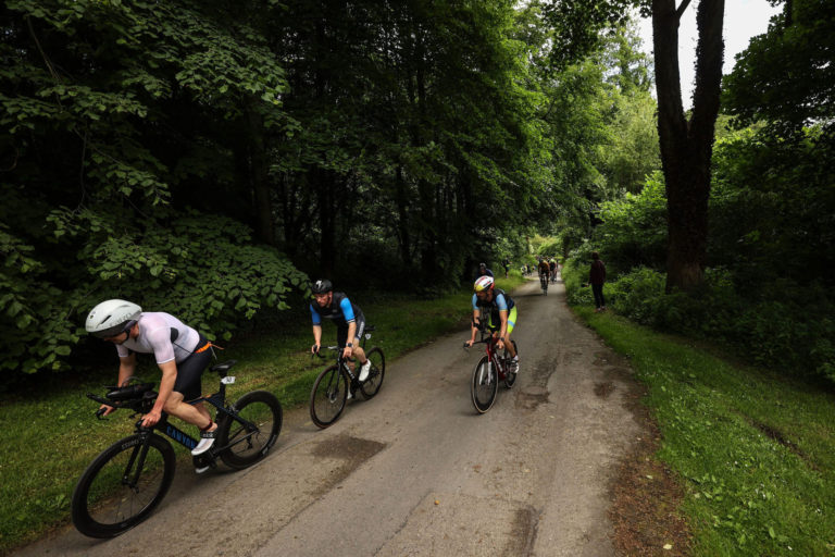 cyclists Beyond the Wall Triathlon 2026
