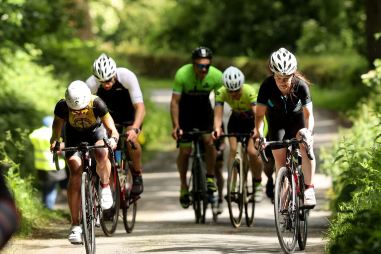 cyclists Beyond the Wall Triathlon 2026